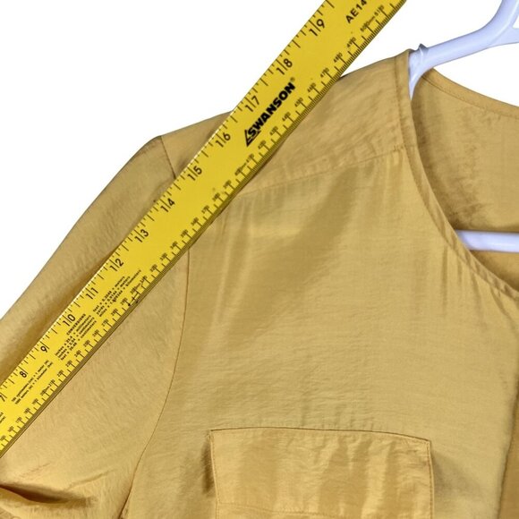 NWT Lot Of Three Beverly Drive Women 2X Button 3/4 Tab Sleeve Top Gold White Red - Picture 11 of 16